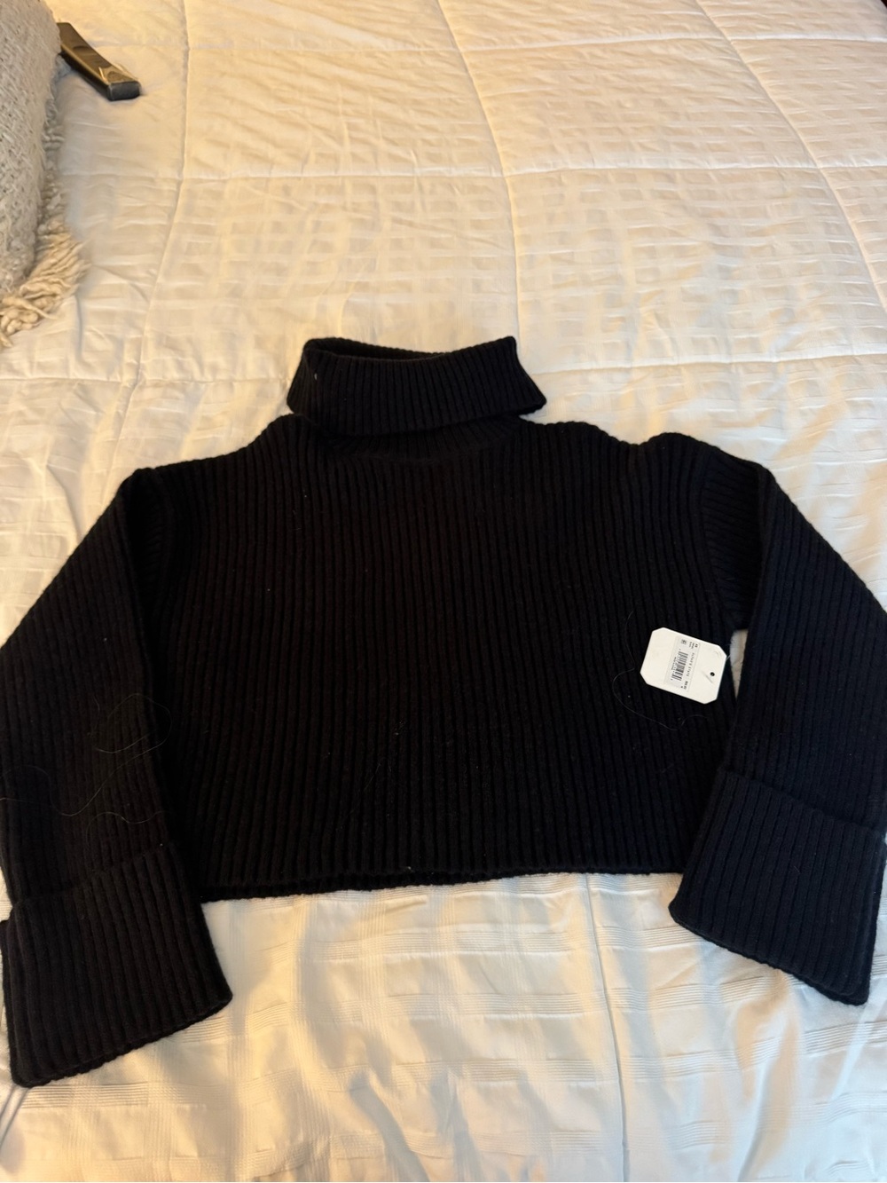 Altar’d state black ribbed sweater size womens medium NWT